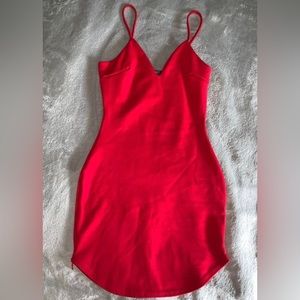 Missguided red dress